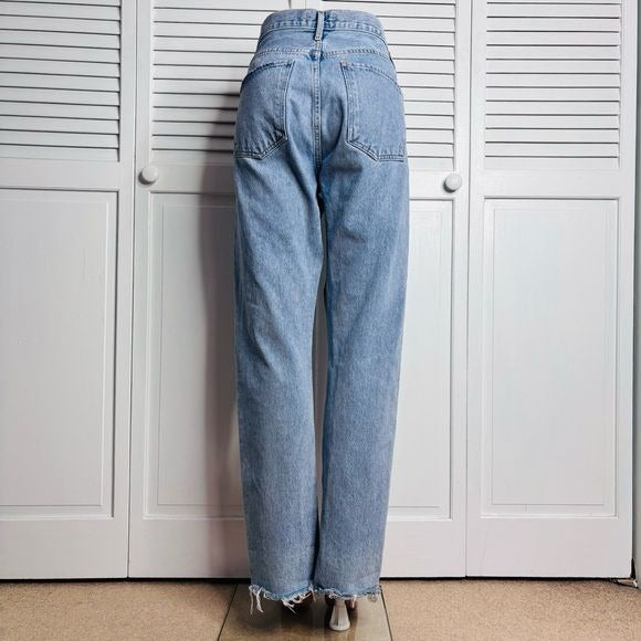 AGOLDE Cherie High Rise Light Blue Cotton Jeans Size 29