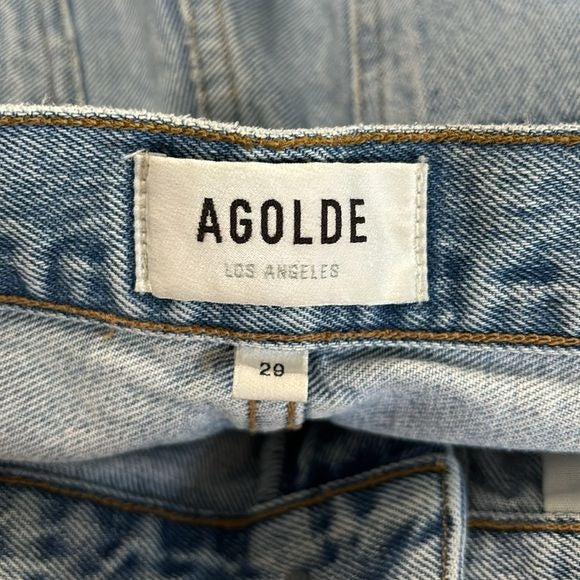 AGOLDE Cherie High Rise Light Blue Cotton Jeans Size 29