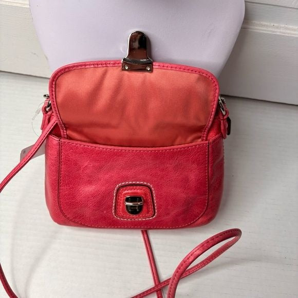 *NEW* COACH Poppy Pink Leather Mini Groovy Crossbody Bag