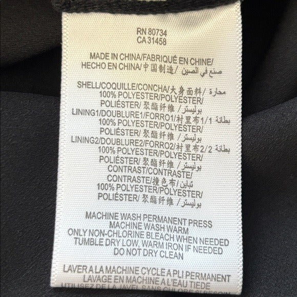 BCBGMAXAZRIA Daphne Corset Strapless Dress in Black Size 2