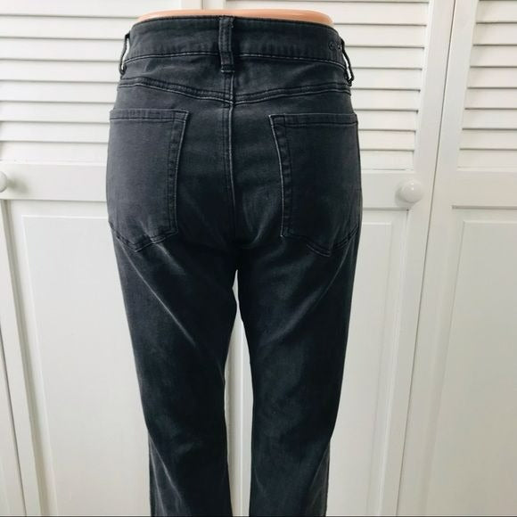 CABI Gray Slim Boot Jeans Size 6