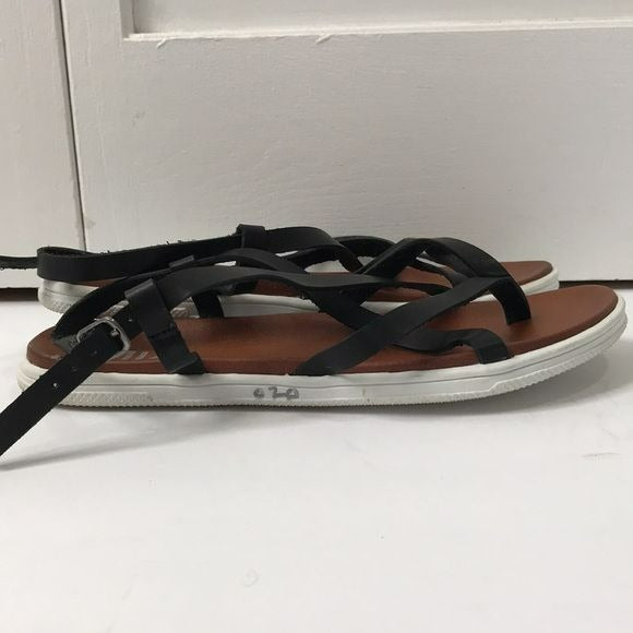 MIA Black Elana Sandals Size 6.5