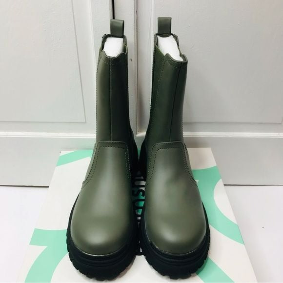 EMMSHU Winston Green Snow Boots Size 39