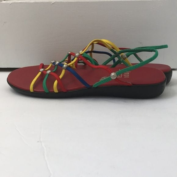 IMPO Vintage Stretch Multicolor Sandals Size 7M