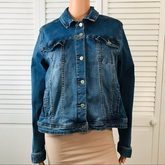 ROUTE 66 Denim Jacket Size XL