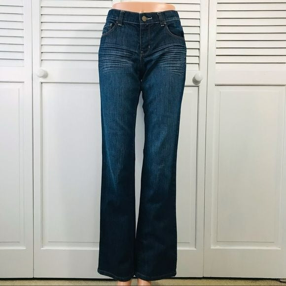 NEW YORK & COMPANY Blue Low Rise Bootcut Jeans Size 2