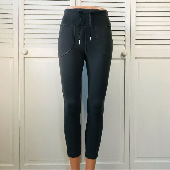 LULULEMON Gray Skinny Will Pants Size 6