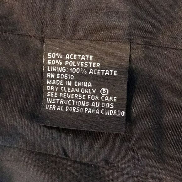 PETITE SOPHISTICATION Black Blazer Size 4P