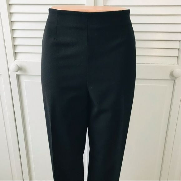 PIAZZA SEMPIONE Black Wool Dress Pants Size 44