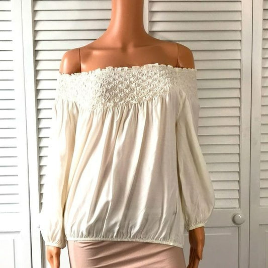 SOPHIE MAX Ivory Rosabella Blouse Size XS (new with tags)