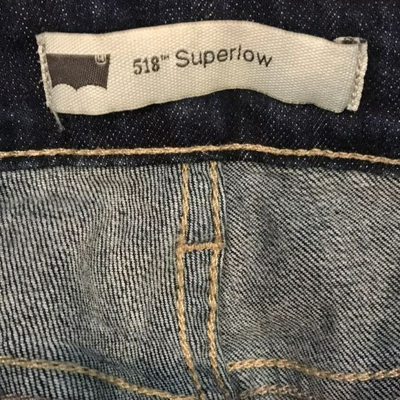 LEVI’S Blue 518 Superlow Jeans