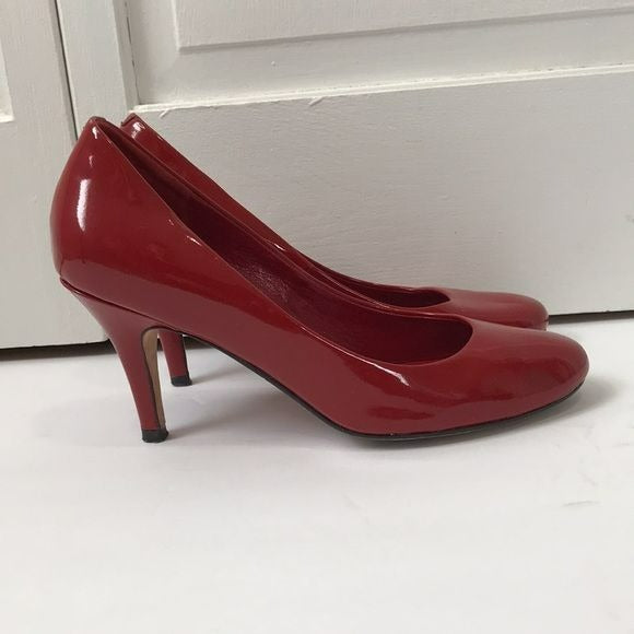COLE HAAN Red Low Pumps Size 6.5