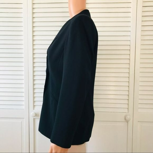 PETITE SOPHISTICATION Black Blazer Size 4P