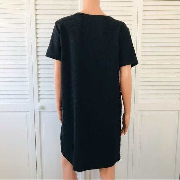 Zara Black Shirt Dress Size L (new with tags)