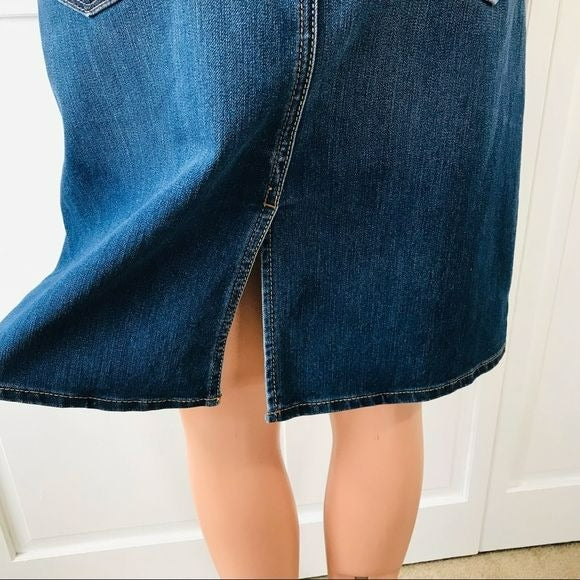 LEVI’S Vintage Blue Jean Pencil Skirt Size 12