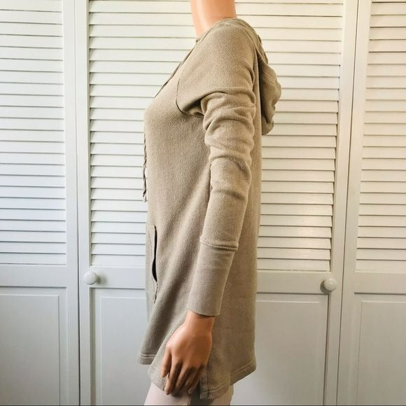 CASLON Tan Hooded Sweatshirt Size M