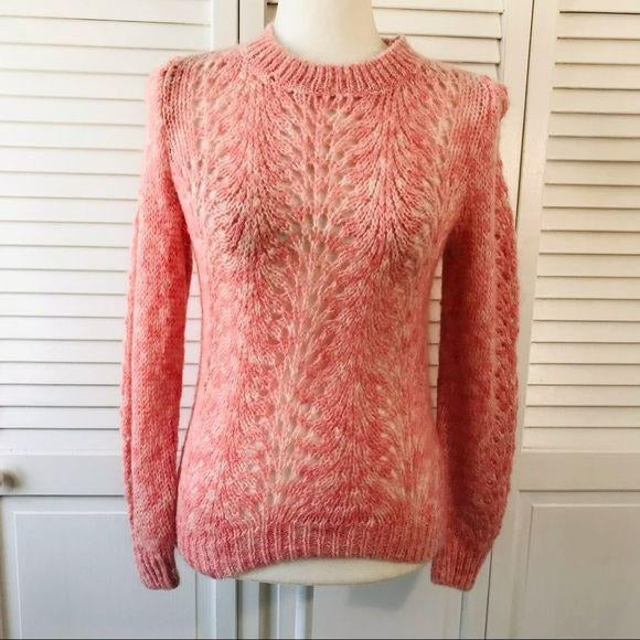 *NEW* TOPSHOP Pink Acrylic Blend Knit Sweater Size 2