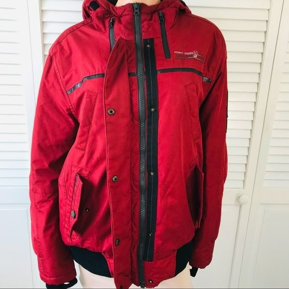 POINT ZERO Red 55 Series JK-T Hooded Jacket Size M