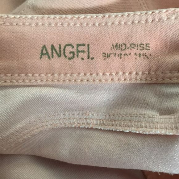 DL1961 Light Pink Angel Mid-Rise Skinny Ankle Jeans Size 29