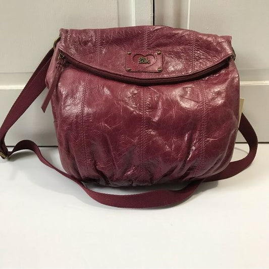 THE SAK Deora Wine Soft Leather Crossbody Bag