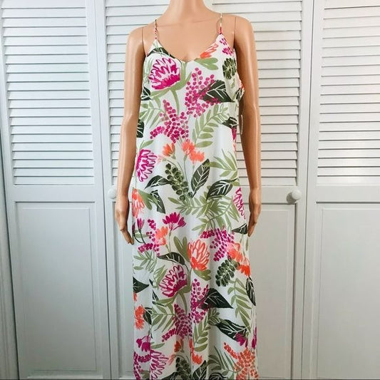 OLD NAVY Floral Spaghetti Strap Maxi Dress Size M (new with tags)