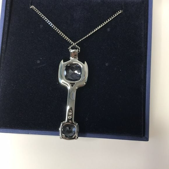 SWAROVSKI Silver Laureen Key Pendent Necklace (New in box)