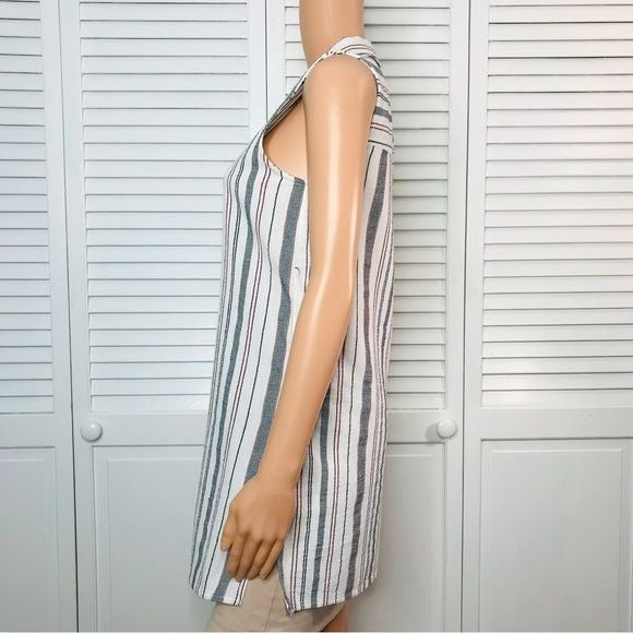 SIGRID OLSON Striped Button Down Tunic Size XS