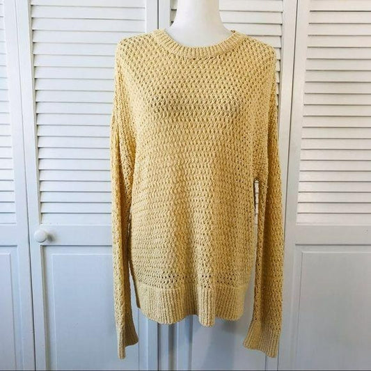THEORY Cotton Nylon Karenia Sweater Size L *NEW*