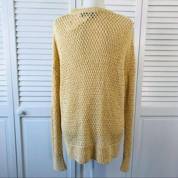 *NEW* THEORY Cotton Nylon Karenia Sweater Size L