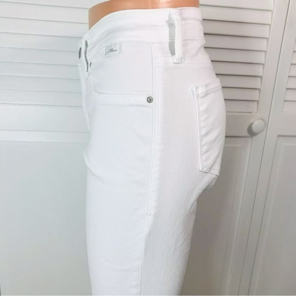 MAVI White Adriana Mid-Rise Super Skinny Ankle Jeans Size 28