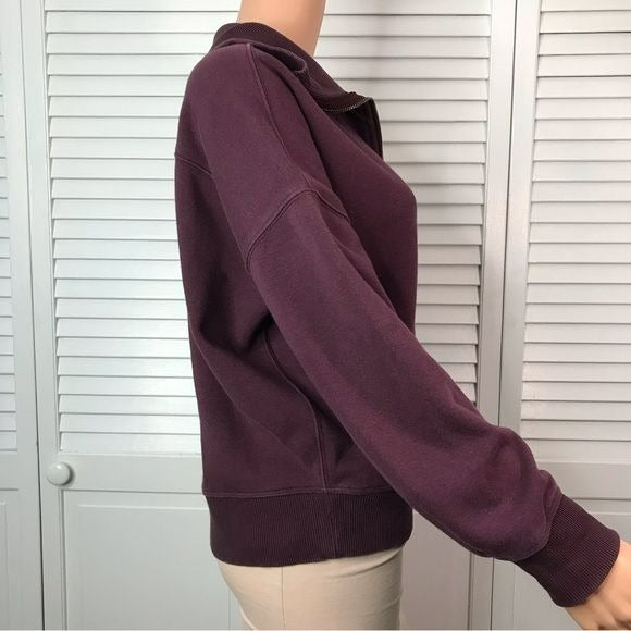 ATHLETA Purple High Collar Sweater Size XS