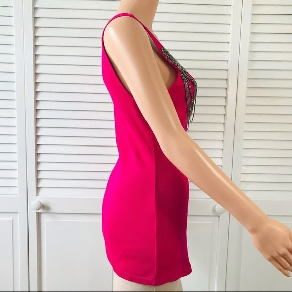 EXPRESS Hot Pink Sexy Basic Tank Top Size L