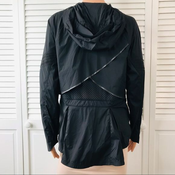 ATHLETA Black Lightweight Windbreaker Size S