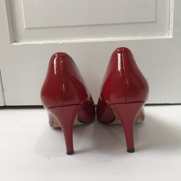 COLE HAAN Red Low Pumps Size 6.5