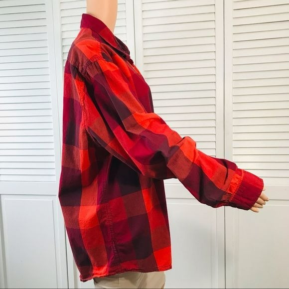 RUFF HEWN Button Down Plaid Shirt