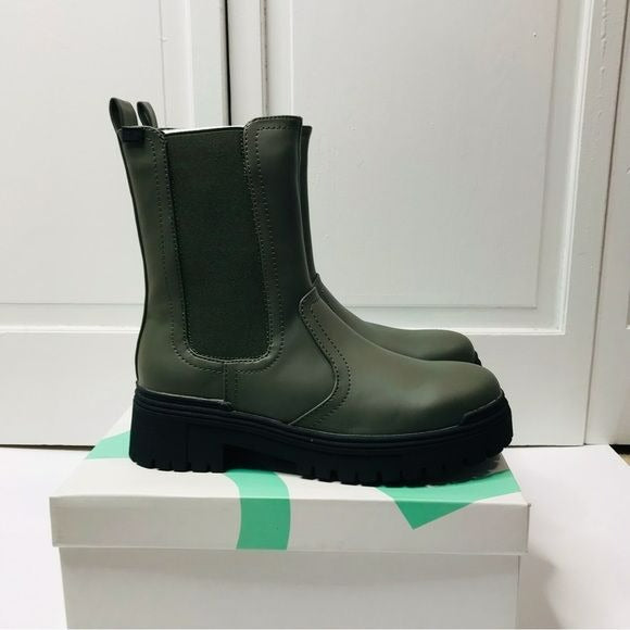 EMMSHU Winston Green Snow Boots Size 39