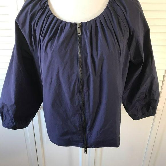 DKNY Blue Windbreaker Jacket Size L