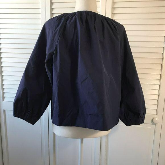 DKNY Blue Windbreaker Jacket Size L