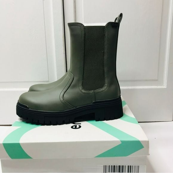 EMMSHU Winston Green Snow Boots Size 39