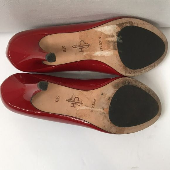 COLE HAAN Red Low Pumps Size 6.5