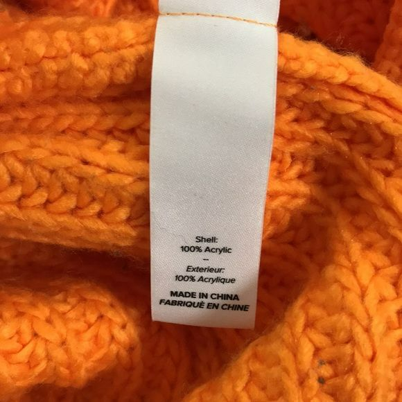 CINQ A SEPT Orange Antonella V-Neck Acrylic Sweater Size M