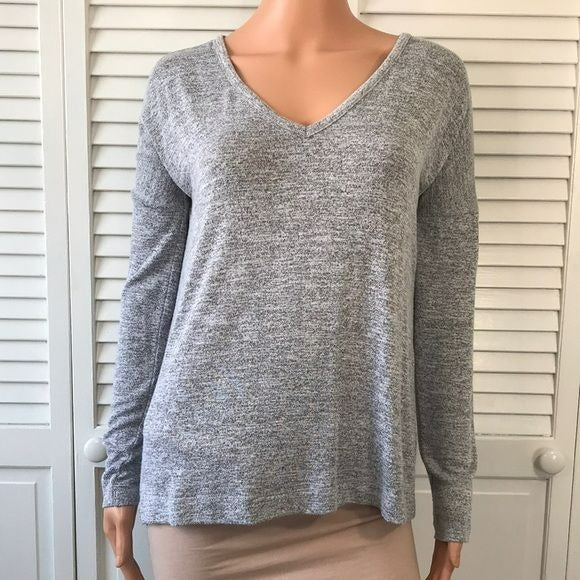 RAG & BONE Gray V-Neck Sweater Size Small