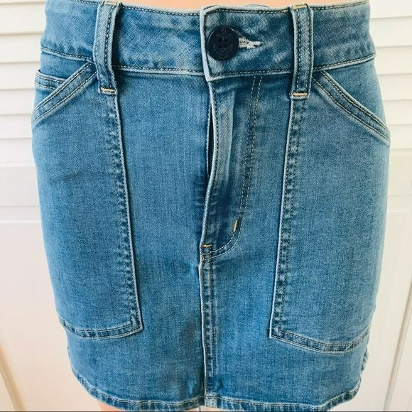 *NEW* AMERICAN EAGLE Blue Denim Skirt Size 8