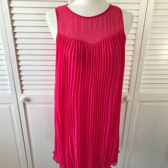 *NEW* MAEVE Pleated Pink Layered Dress Size 0