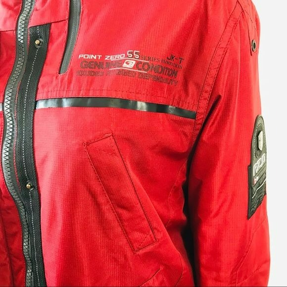POINT ZERO Red 55 Series JK-T Hooded Jacket Size M