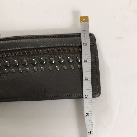 THE SAK Slate Stud Sanibel Leather Wallet (new with tags)