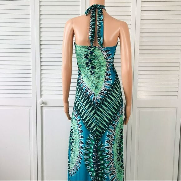 FRESH OF LA Multicolor Tropical Dress Size M