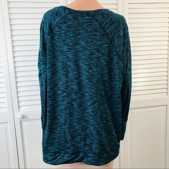 RBX Blue Black Long Sleeve Shirt Size 2X