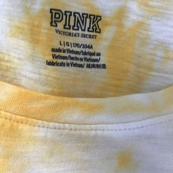 PINK Victoria’s Secret Tie Dye Crew Neck Top Size L