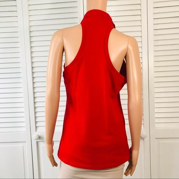 TEE SHOP Red Sleeveless Shirt Size XL